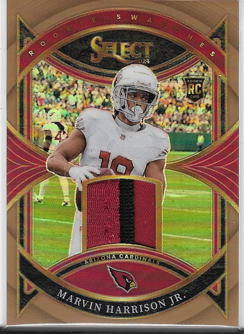 2024 Panini Select Marvin Harrison Jr. Bronze Patch /49 #RS-MHJ